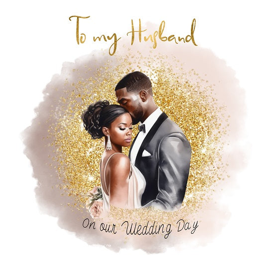 1103 Husband Wedding Card (3 Pack)
