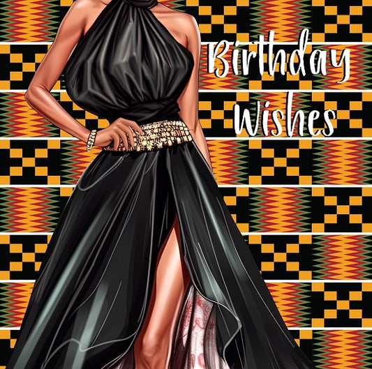 1110 Kente Birthday Wishes 1 (3 Pack)