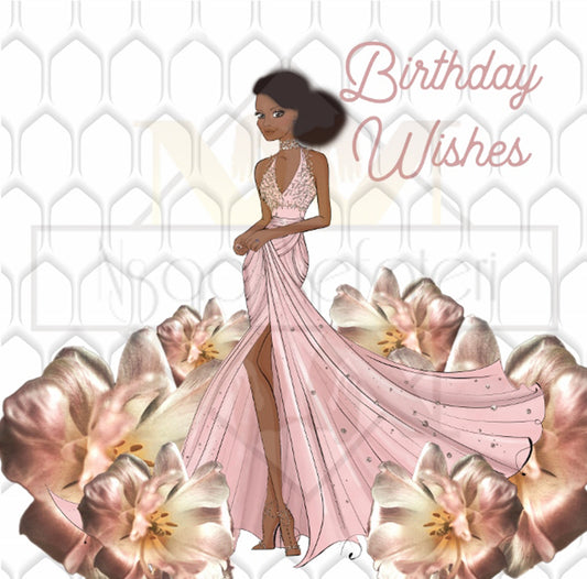 832 Lady in Pink (3 pack)