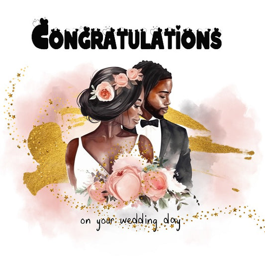 1102 Congratulations Wedding Day (3 Pack)