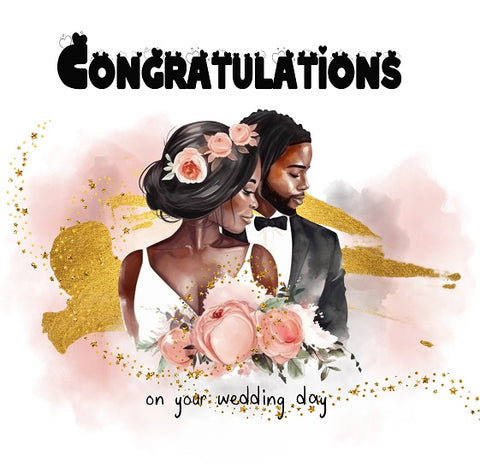 1102 Congratulations Wedding Day (3 Pack)