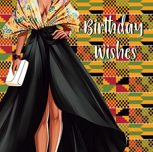 1112 Kente Birthday Wishes 3 (3 Pack)