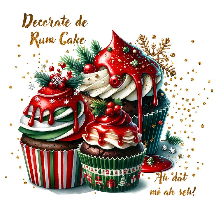 1243 Decorate de Rum Cake (3 Pack)