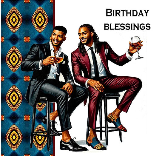 1279 His Birthday Blessings (3 pack)