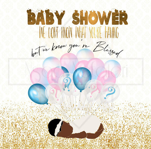 1011 Baby Shower Blessed (3 Pack)