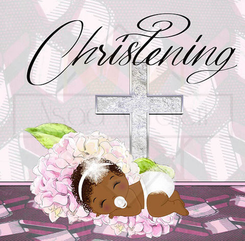 715 Pink Christening (3 Pack)